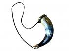 Direwolf Wolf Drinking Horn with Leather Strap