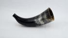 Blowing Horn Bugle with Natural Horn Desk Stand