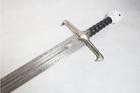 Snow Direwolf Damascus Sword