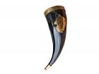 Direwolf Wolf Drinking Horn with All Accessories